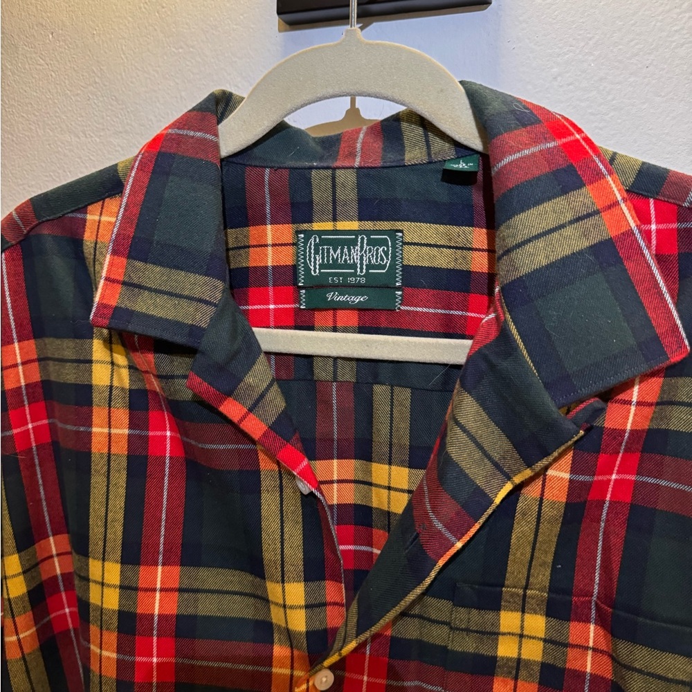 Gitman Bros Plaid Flannel Shirt - Picture 3 of 4